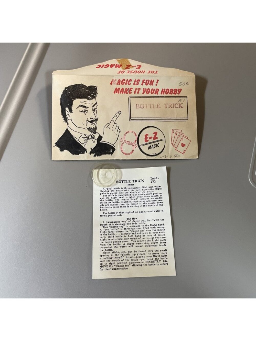 Vintage The House Of E-Z Magic Bottle Trick